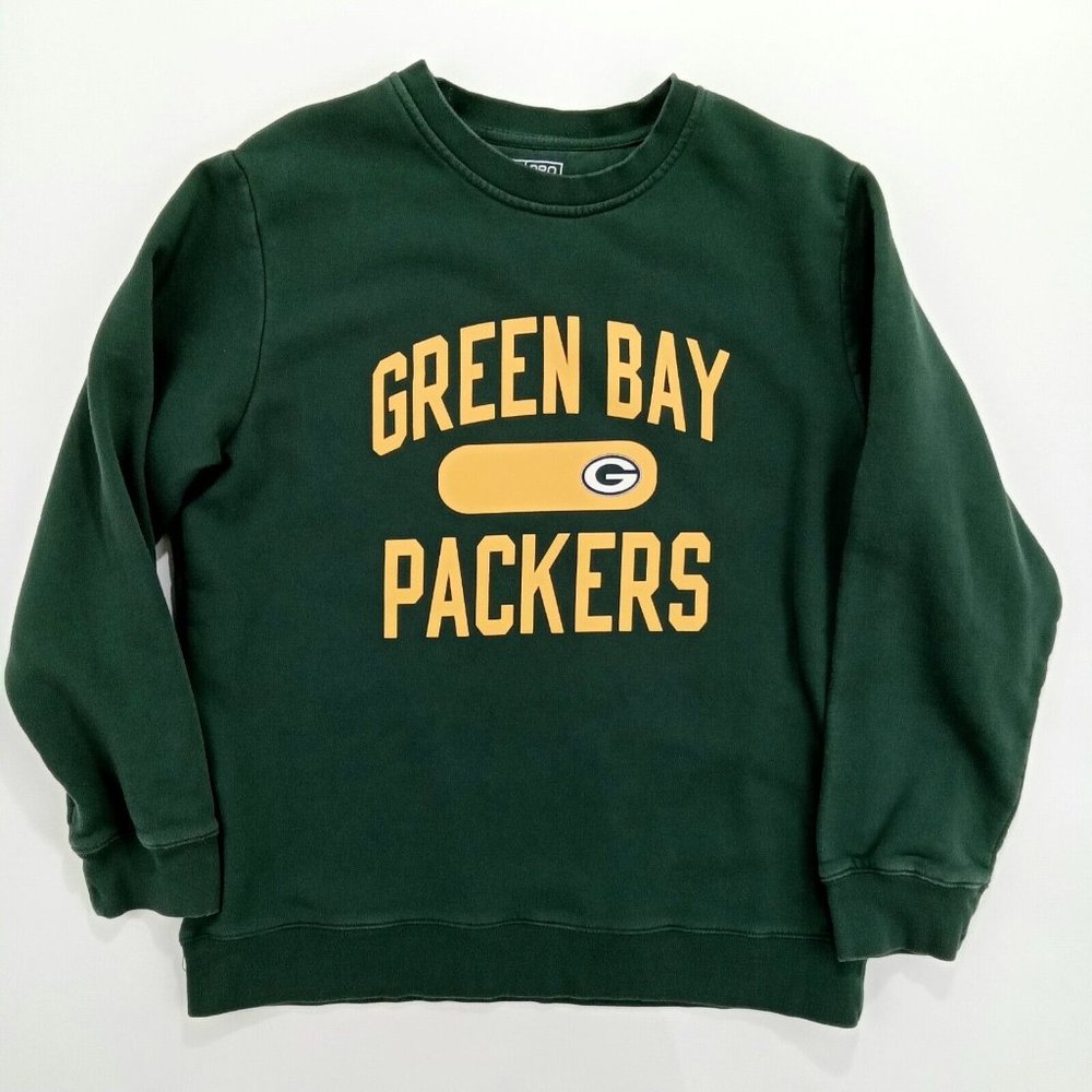 NFL Pro Line Fanatics Green Bay Packers Men's Crewneck Sweater Size XL Green